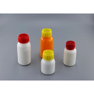 Pharmaceutical Use 50Ml Hdpe Bottle With White Screw Cap